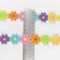 15 Yards Daisy Flower Lace Trim Embroidered Floral Lace Sewing Trim Ribbons for Embellishment Craft Dress Hair Accessories Decorations(Rainbow)